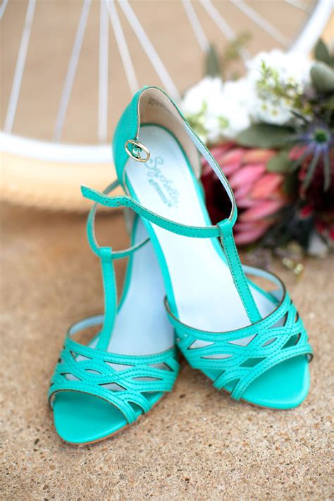 turquoise sandals for wedding.